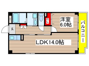 オアシス新栄の物件間取画像